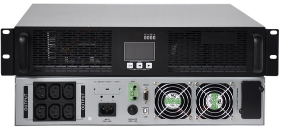 ≥95.5% Efficiency Lcd Display High Frequency Online Ups 6kva / 10kva