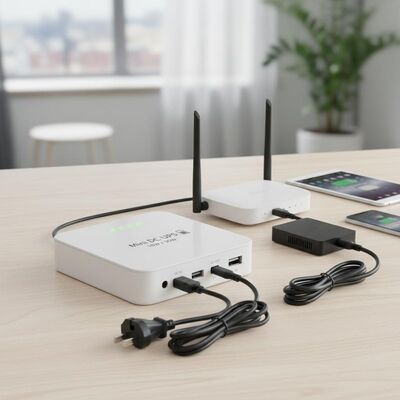 Mini UPS DC z baterią litową dla routera 18W 30W