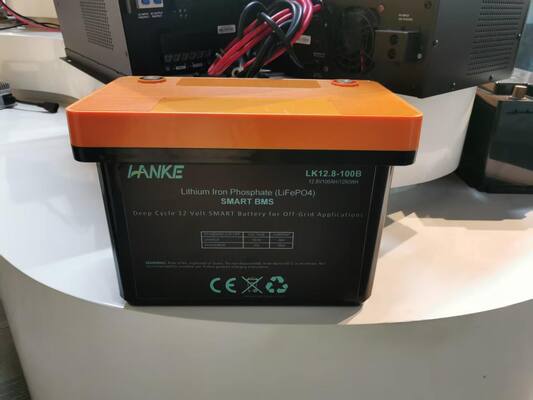 Akumulator litowo-żelazowo-fosforanowy G TECH 12.8V100AH zamiennik akumulatora kwasowo-ołowiowego, 6000 cykli długiej żywotności