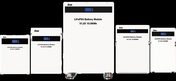 G TECH 51.2V 200Ah 10KWH Bateria LiFePO4 z długim cyklem życia do przechowywania energii słonecznej