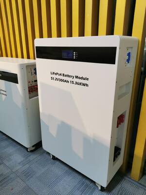 Bateria LiFePO4 o pojemności 51,2 V, 314 Ah i mocy 16 kWh, o żywotności 6000 cykli, do magazynowania energii słonecznej w budynkach mieszkalnych