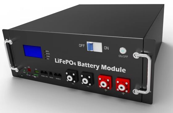 Zestaw akumulatorów LiFePO4 25,6 V 200 Ah 51,2 kWh Montowany w stojaku akumulator do przechowywania energii do elektrowni UPS