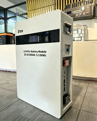 Akumulator G TECH 25,6V 200Ah 5KWh LiFePO4 do montażu ściennego do domowego magazynowania energii z długą żywotnością cyklu